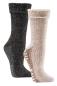 Preview: 2 Paar TippTexx 24 Alpaka-Homesocks super-flauschig mit ABS